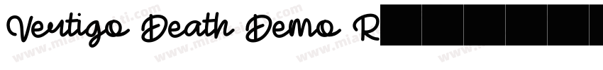 Vertigo Death Demo R字体转换